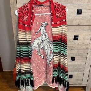 Crazy Train Bronc Fringe Vest